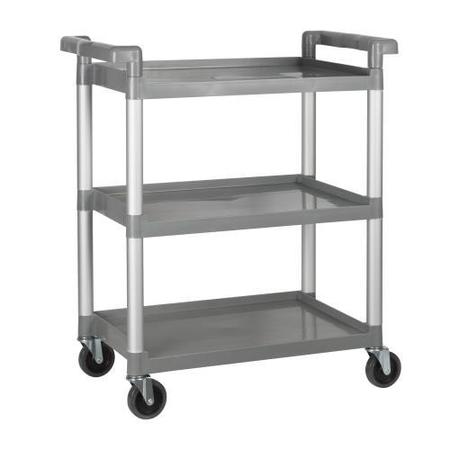 WINCO 32 in x 16 1/4 in Gray Utility Cart UC-2415G